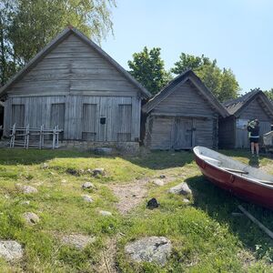 Old fishing huts