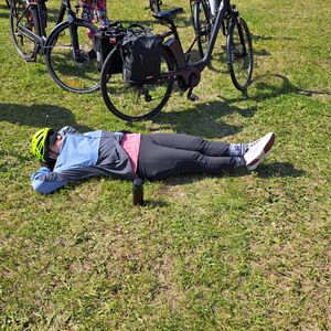 Nice sun after a full lunch