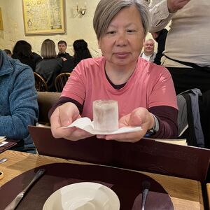 Glass of ice and mead