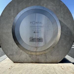 The back of the portal